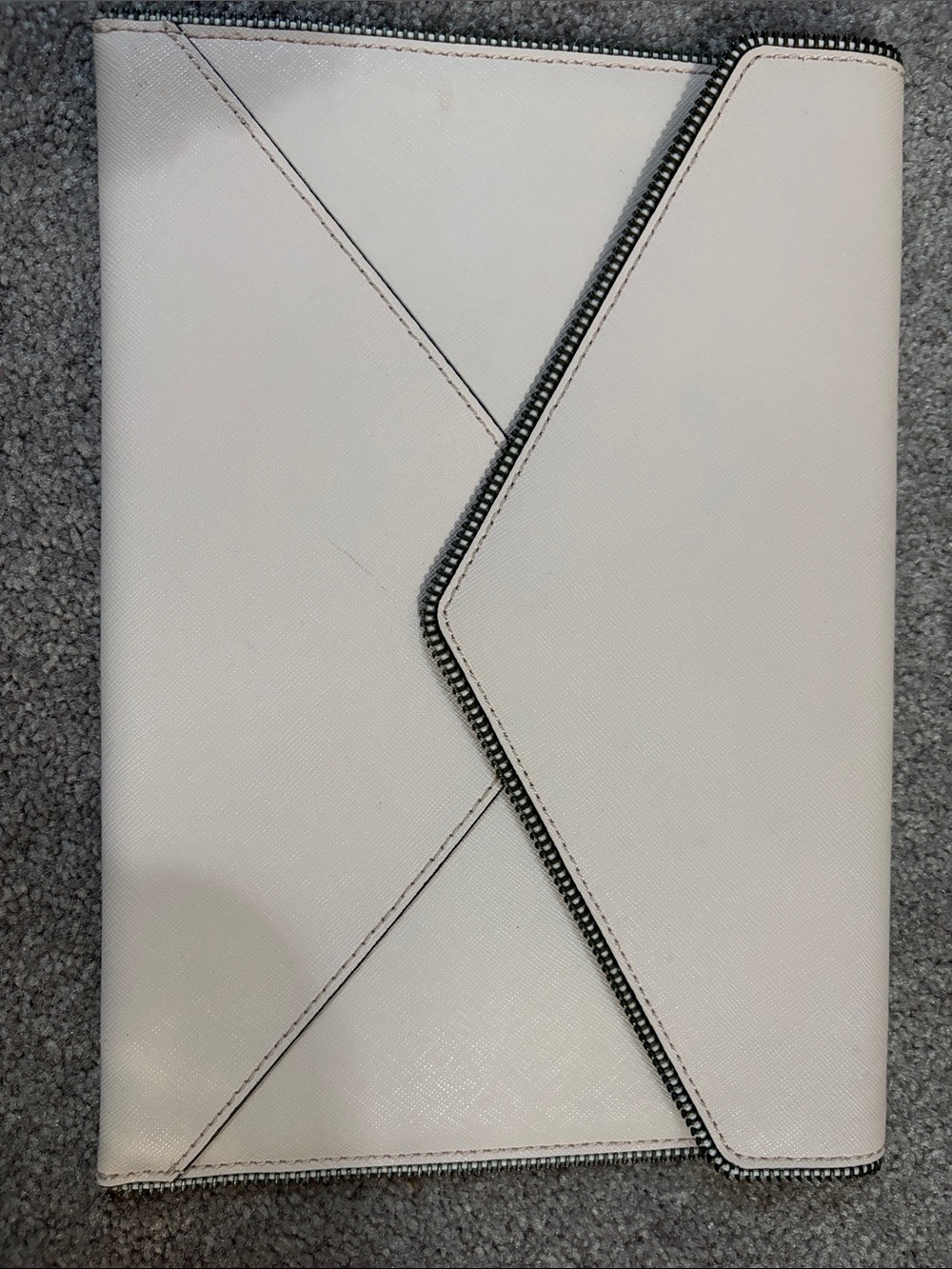 Rebecca Minkoff Leather Envelope Clutch in Light Pink
